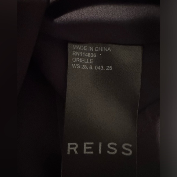 Reiss “Orielle” snake print skirt with belt. Sz 6. NWOT - Picture 8 of 9